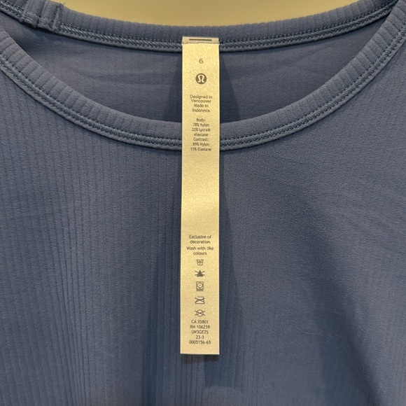 NWT Lululemon Athletica 🍋🍋Ribbed Nulu All it takes is a Long Sleeve 6 - Picture 3 of 7